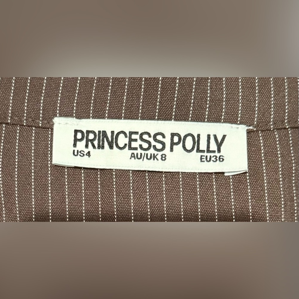 PRINCESS POLLY Anni Striped Button Down Shirt - Picture 5 of 5